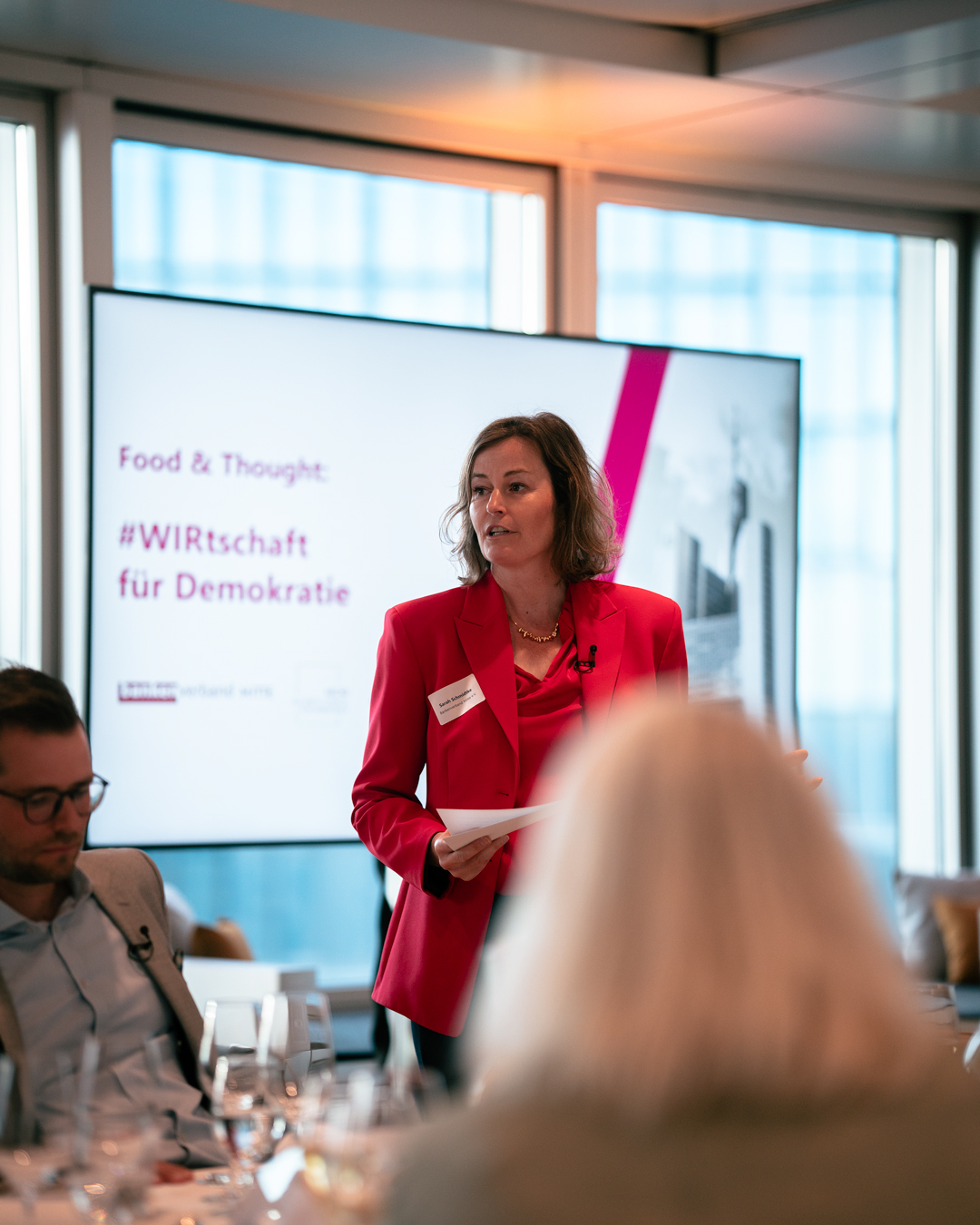 Sarah Schmidtke bei BC4D Dinner