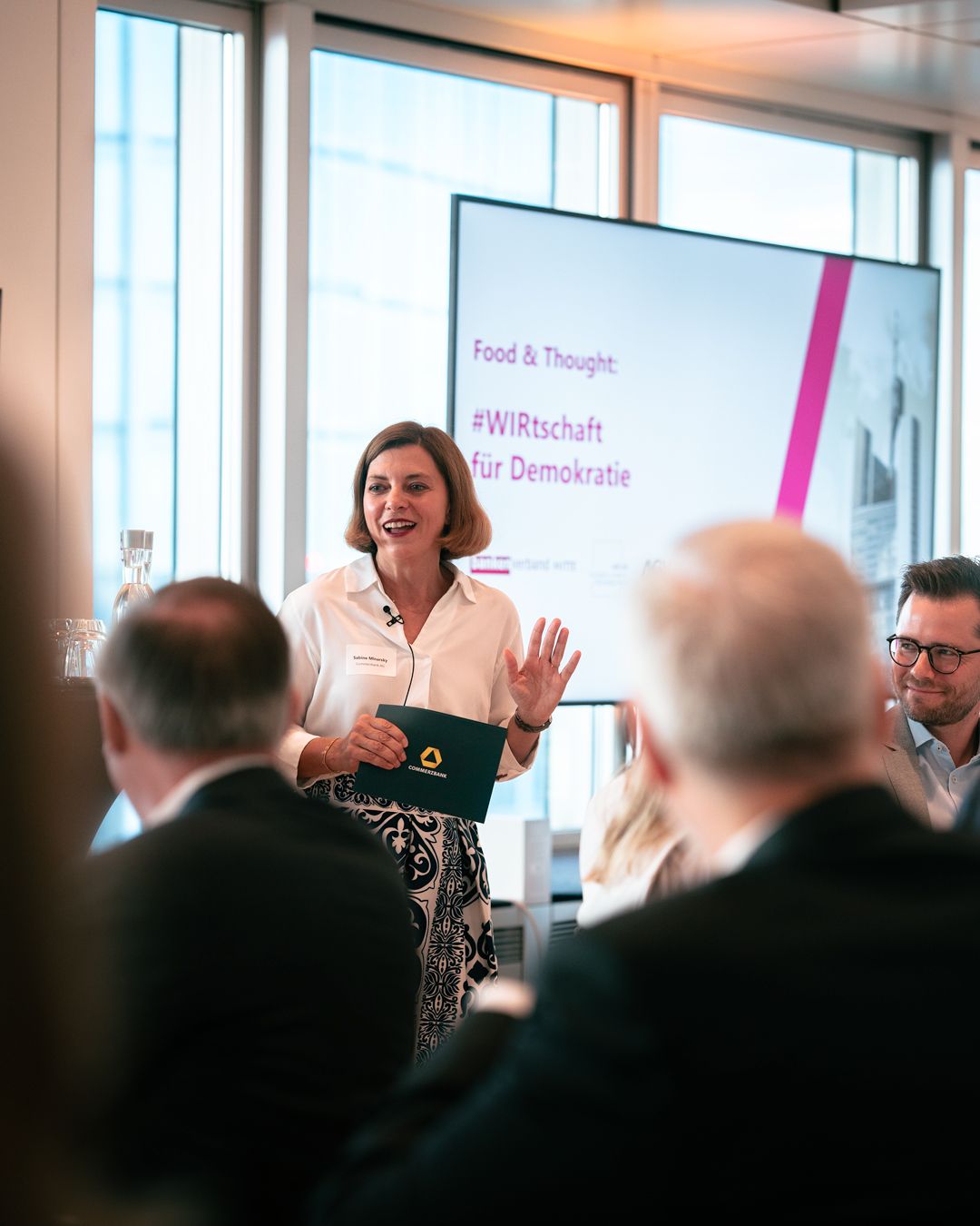Sabine Mlnarsky bei BC4D Dinnner